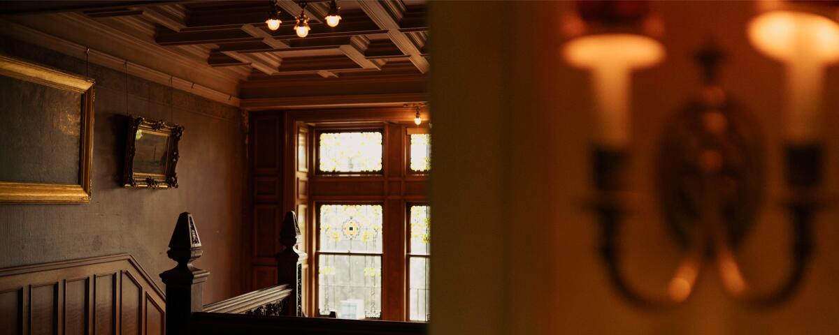 Second floor main hall and stairs