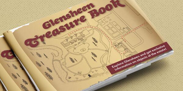 Glensheen's Treasure Book laid out on display