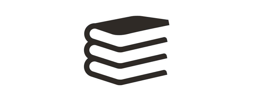 stack of three books
