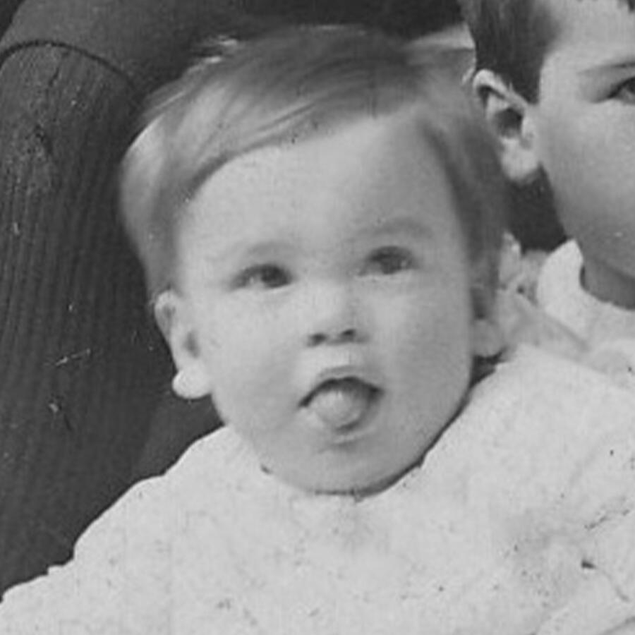 Portrait of John Congdon as a baby